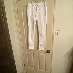 Dear John White Skinny Jeans, Size 27
